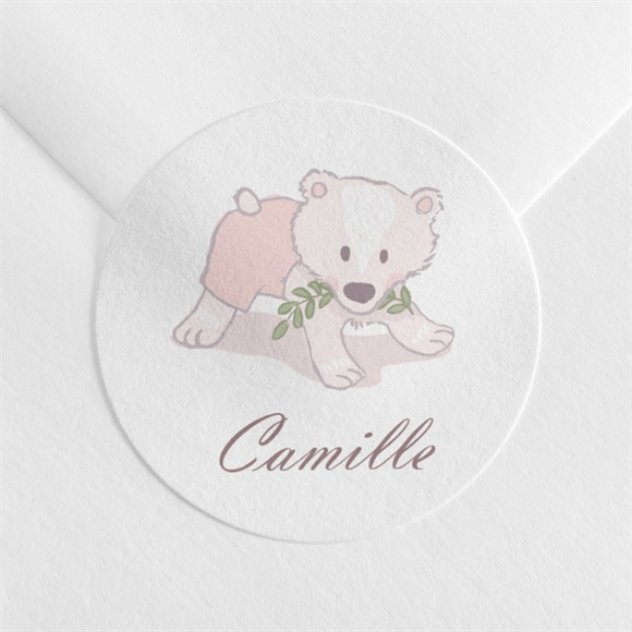 Sticker naissance Mon Nounours réf.N3601000