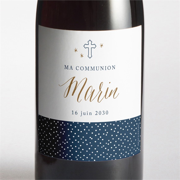 Etiquette de bouteille communion Relief réf.N3001835