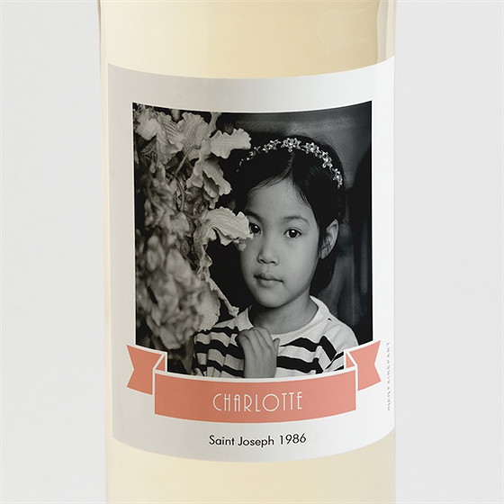 Etiquette de bouteille communion beauté essentielle