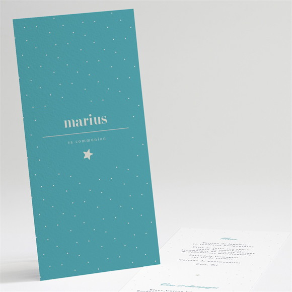 Menu communion Tampon étoilé réf.N221211