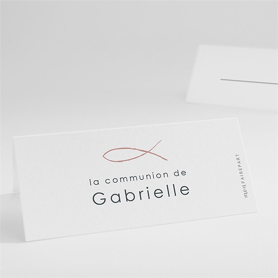 Marque-place communion jour sacré