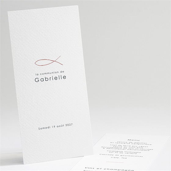 Menu communion jour sacré