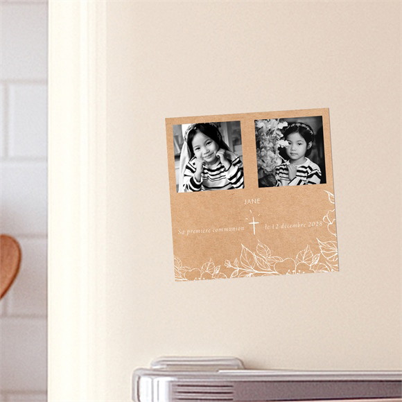 Faire-part communion Illuminations magnet réf.N3001843