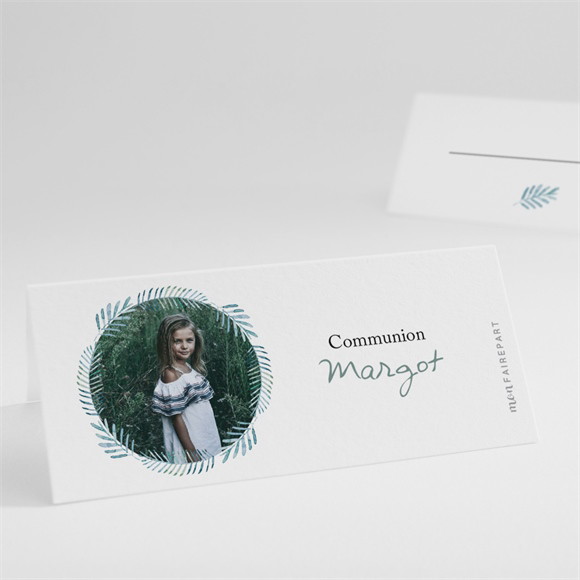 Marque-place communion Aquarelle sacrée réf.N440864