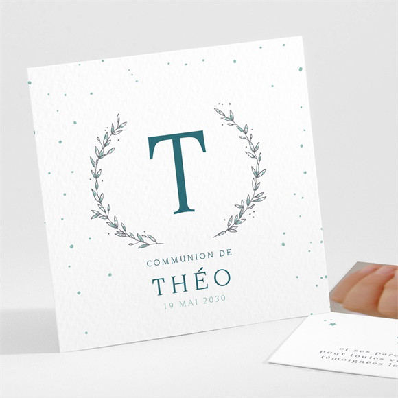 Remerciement communion Ma couronne réf.N301405