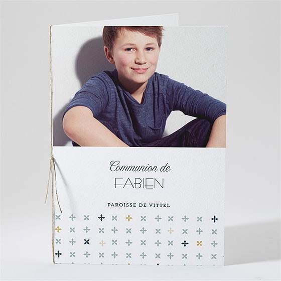 Livret de messe communion ambiance art déco