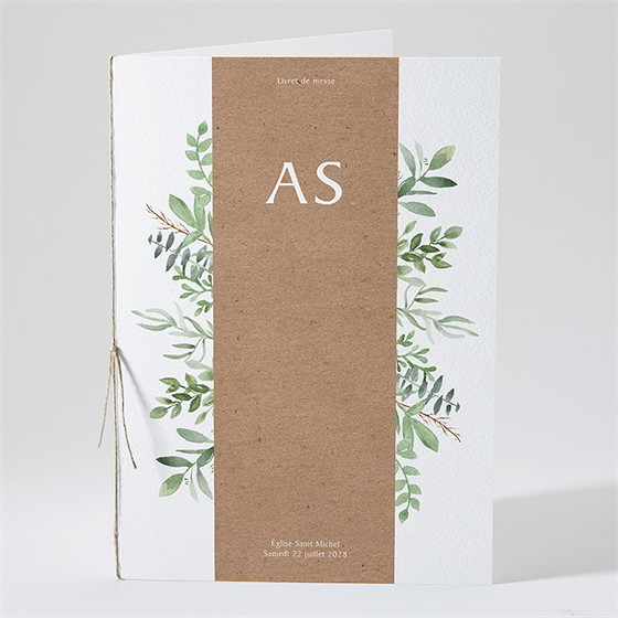 Livret de messe mariage fougères