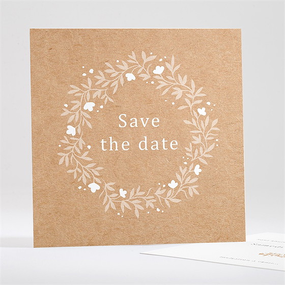 Save the Date mariage gravure