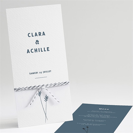 Menu mariage esquisse