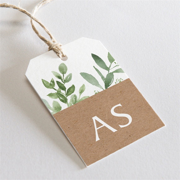 Etiquette mariage Fougères réf.N291276