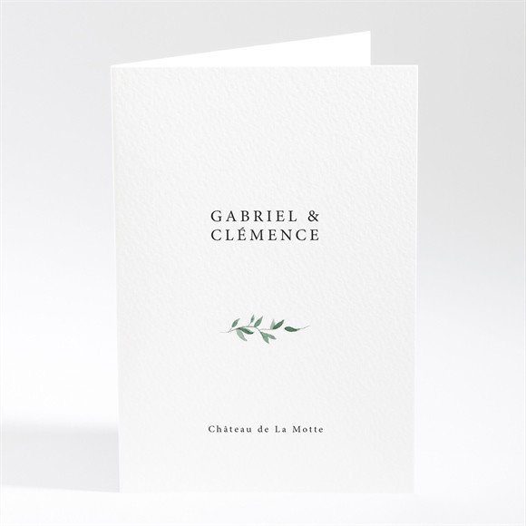 Menu mariage So chic réf.N401868