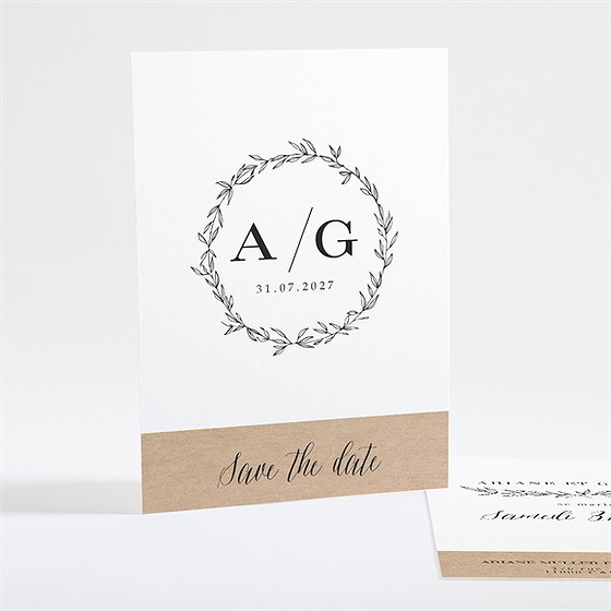 Save the Date mariage douce harmonie