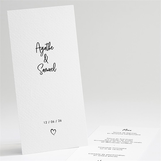 Menu mariage juste nous