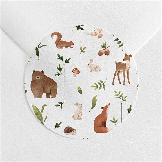 Sticker naissance compères