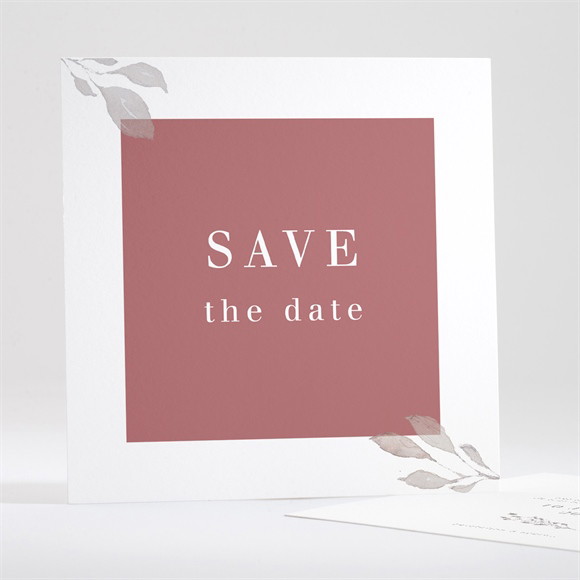 Save the Date mariage Élégance Rose réf.N351288