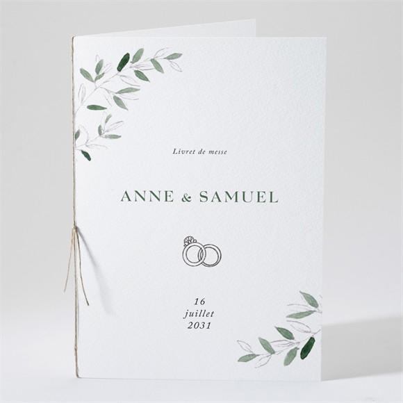 Livret de messe mariage La Belle Histoire réf.N491355