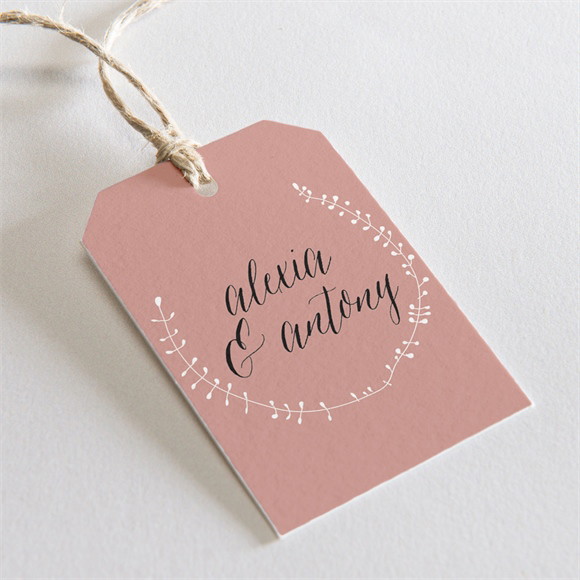 Etiquette mariage Célébration d'amour réf.N291293