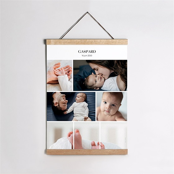 Affiche naissance instants