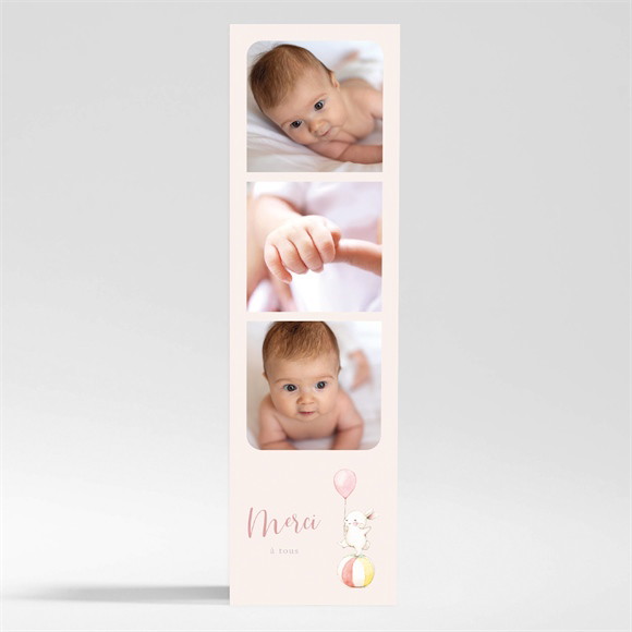 Remerciement naissance En Equilibre réf.N200507