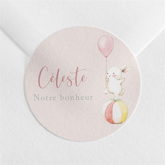 Sticker naissance en equilibre