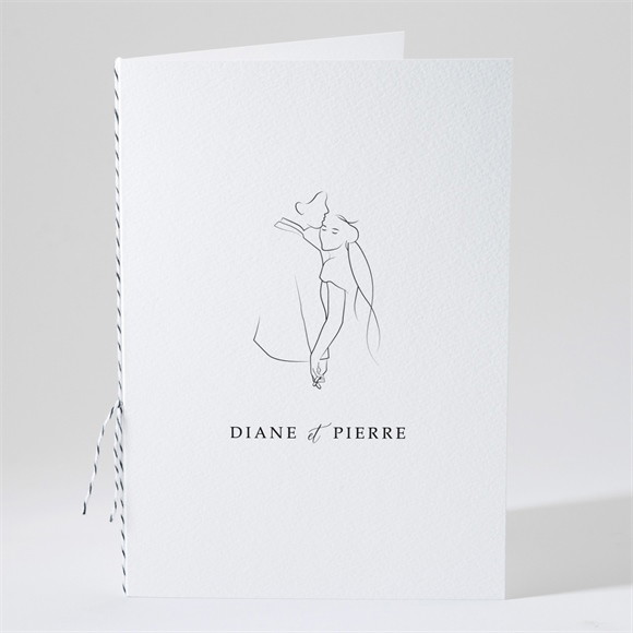 Livret de messe mariage Belle Esquisse réf.N491362