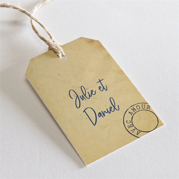 Etiquette mariage Notre Télégramme réf.N291308