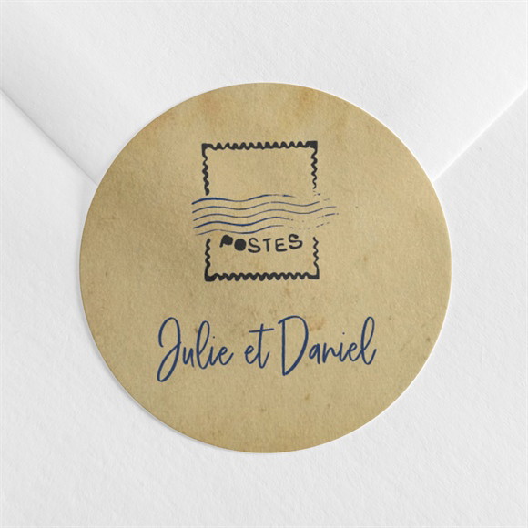 Sticker mariage Notre Télégramme réf.N3601096