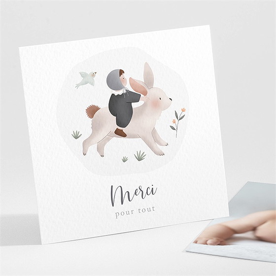 Remerciement naissance petite escapade