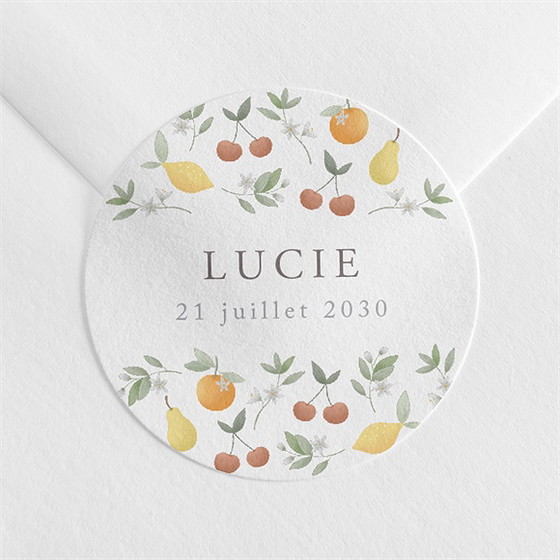 Sticker naissance poésie d'eté