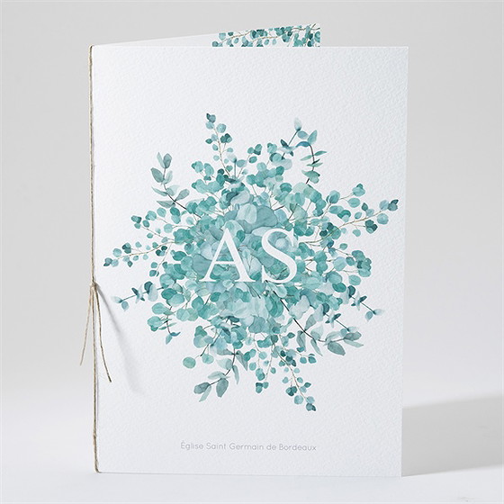 Livret de messe mariage tourbillonnant