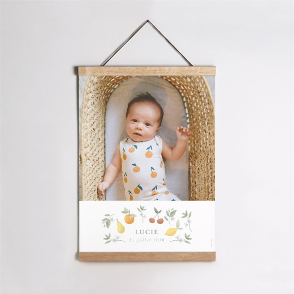 Affiche naissance Poésie d'Eté réf.N260101