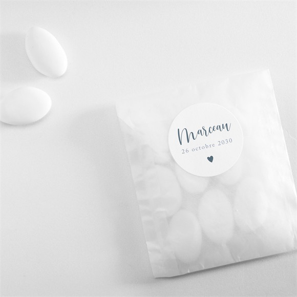 Sticker naissance Notre petit coeur réf.N3601109