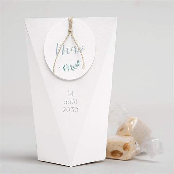 Boîte surprise mariage tourbillonnant