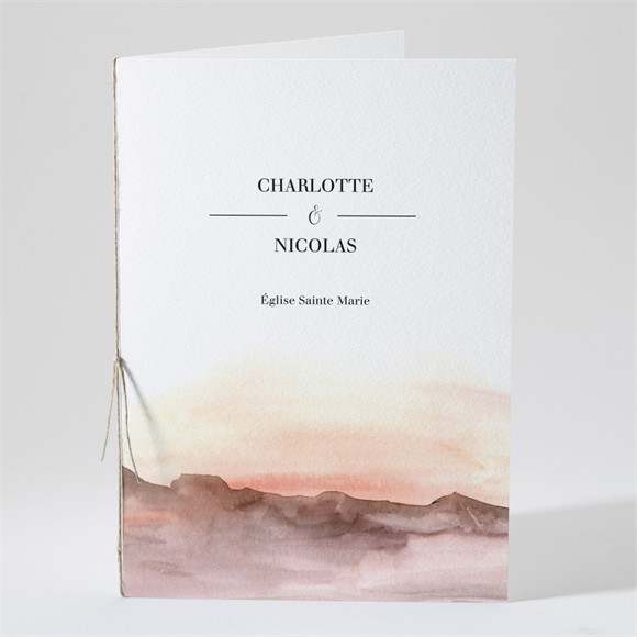 Livret de messe mariage La savane réf.N491368