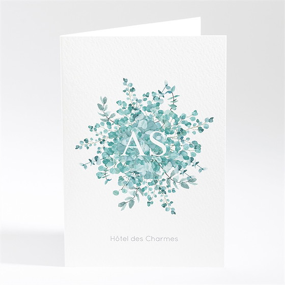 Menu mariage tourbillonnant