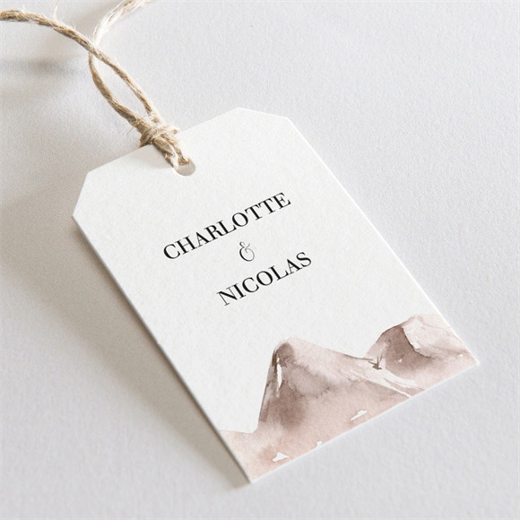 Etiquette mariage La savane réf.N291274