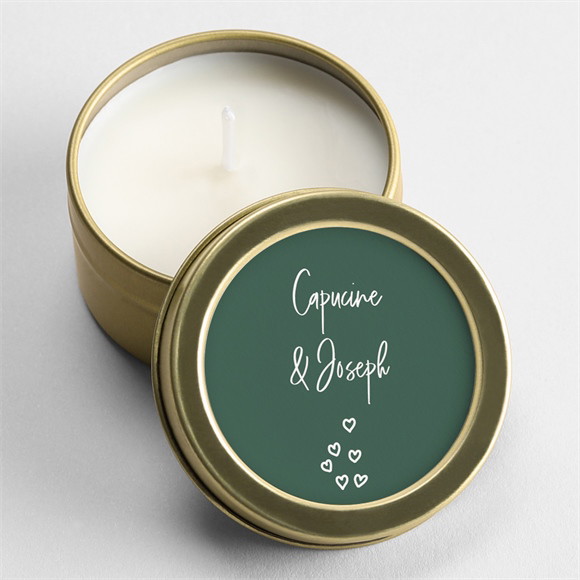 Bougie mariage Trésor en médaillon réf.N3601139