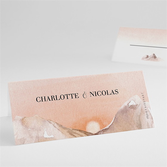 Marque-place mariage la savane