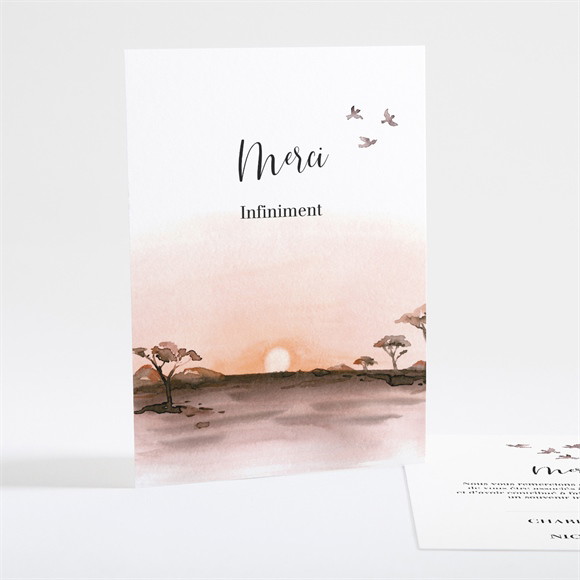 Remerciement mariage La savane réf.N25154