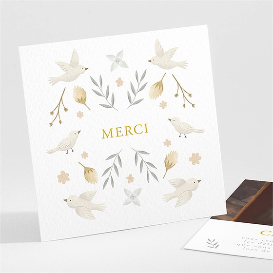 Remerciement naissance célébration