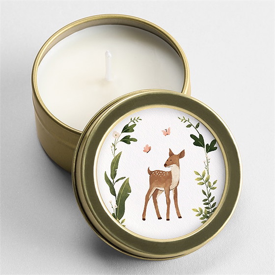 Bougie naissance tendre eveil