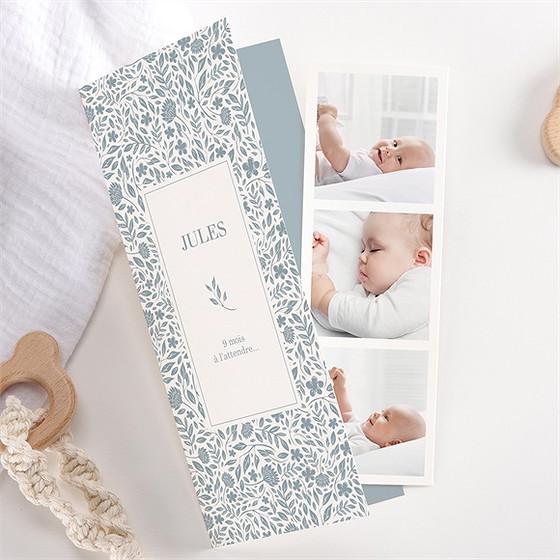 Faire-part naissance adorable