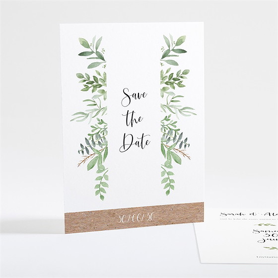 Save the Date mariage balade champetre