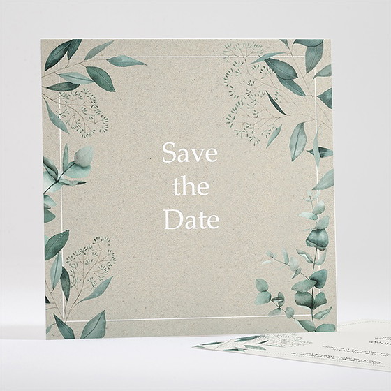 Save the Date mariage intimité