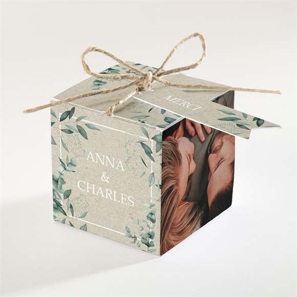 Boîte de dragées mariage Intimité réf.N340502