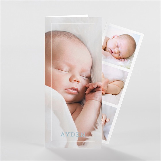 Faire-part naissance cocotte en folie ! photomaton