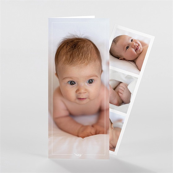 Faire-part naissance ma présentation photomaton