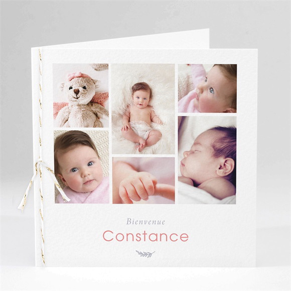 Faire-part naissance Ma présentation ficelle réf.N451277