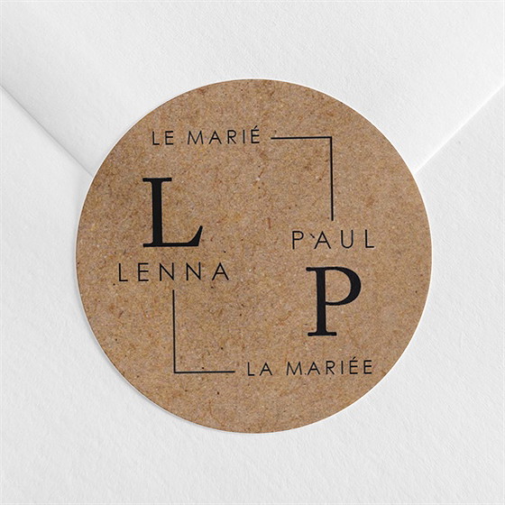 Sticker mariage liés