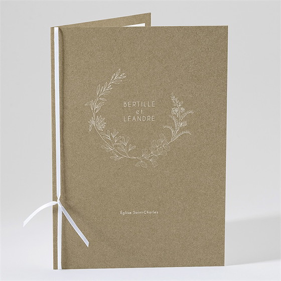 Livret de messe mariage festivités